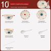 Hao Ya Chinese Style Fu Character 10-Piece Dinnerware Set