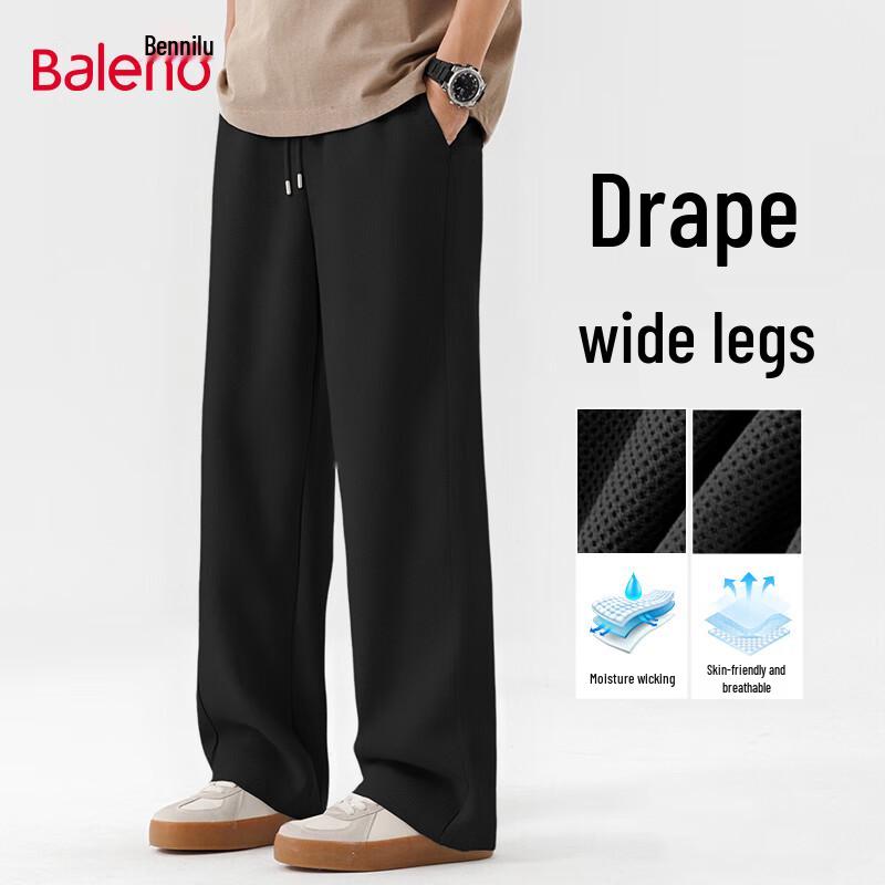 

Baleno Men s Breathable Loose Fit Straight Leg Casual Pants XL