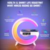 Original Wireless Charger Alarm Clock Speaker RGB Light Multifunction Fast charging Stand Dock For iPhone Samsung Xiaomi Huawei