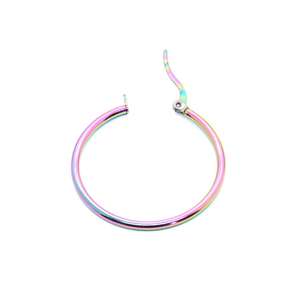 Unisex Large Thick Hoop Earrings - European & American Fashion Style
