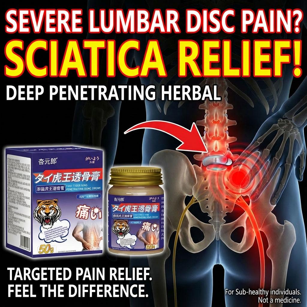 50g Thai Tiger King Deep Penetrating Bone Cream Herbal Formula for Joint Muscle Pain Relief Soothing Body Massage Balm