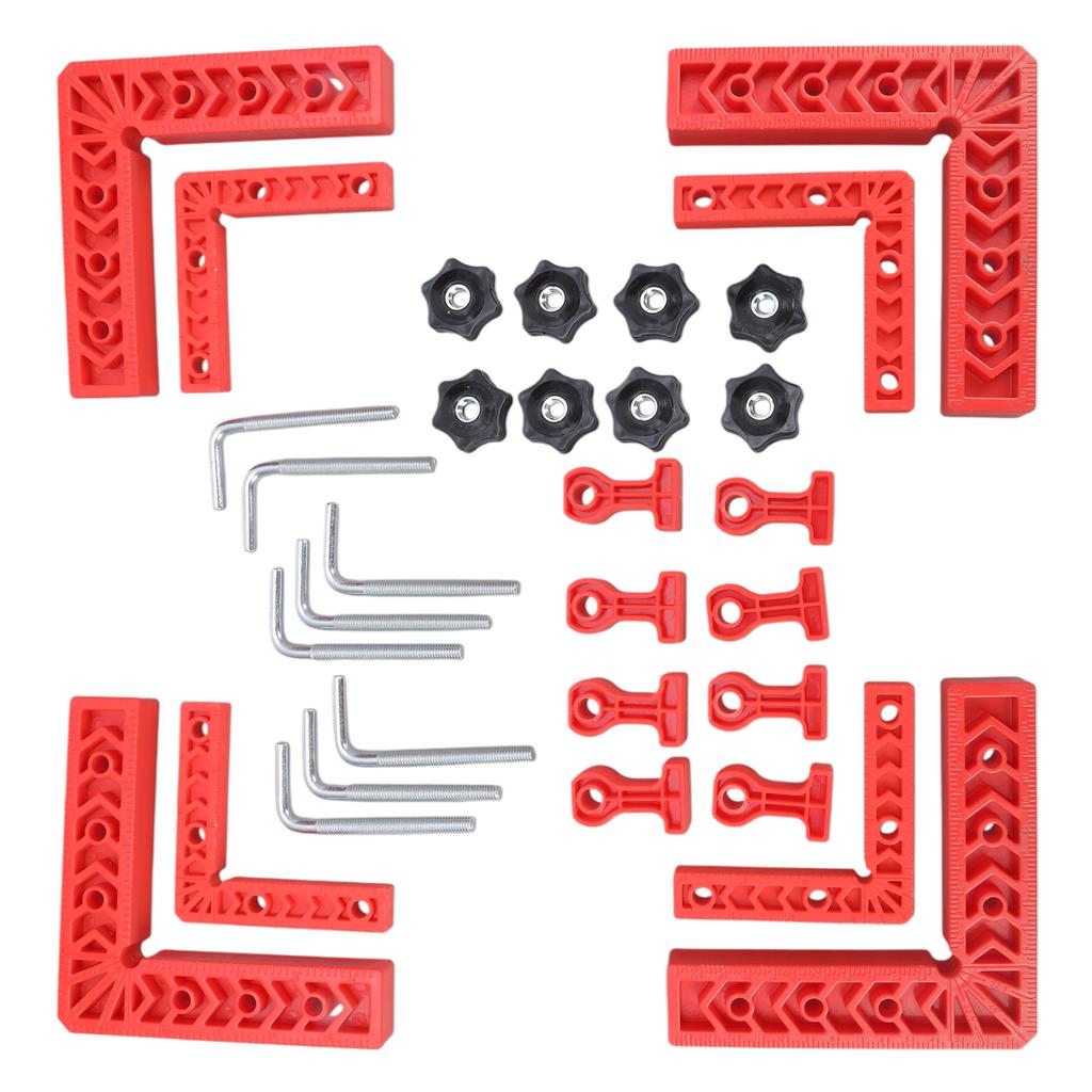 8 Set Corner Clamps for Woodwork 90 Degree Right Angle Clamp for Precise Positioning and Stability for DIY Projects