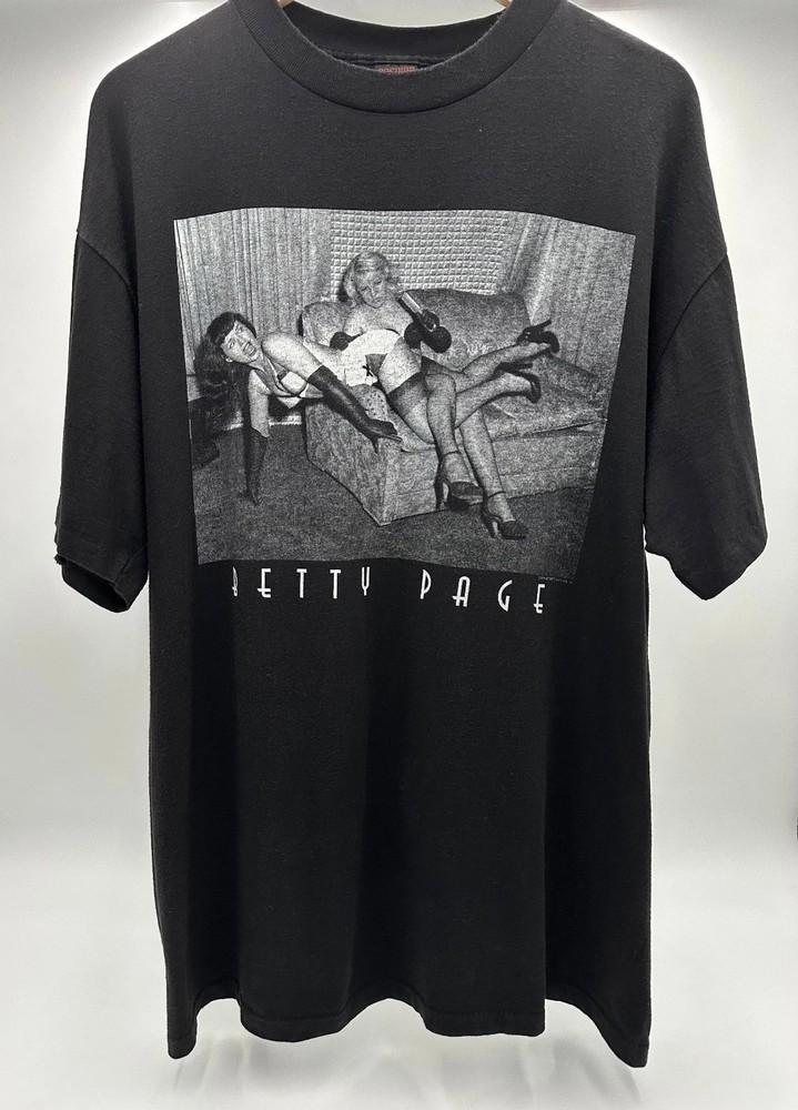 Betty Page 1997 T shirt Full Size S5XL Unisex T-Shirt M