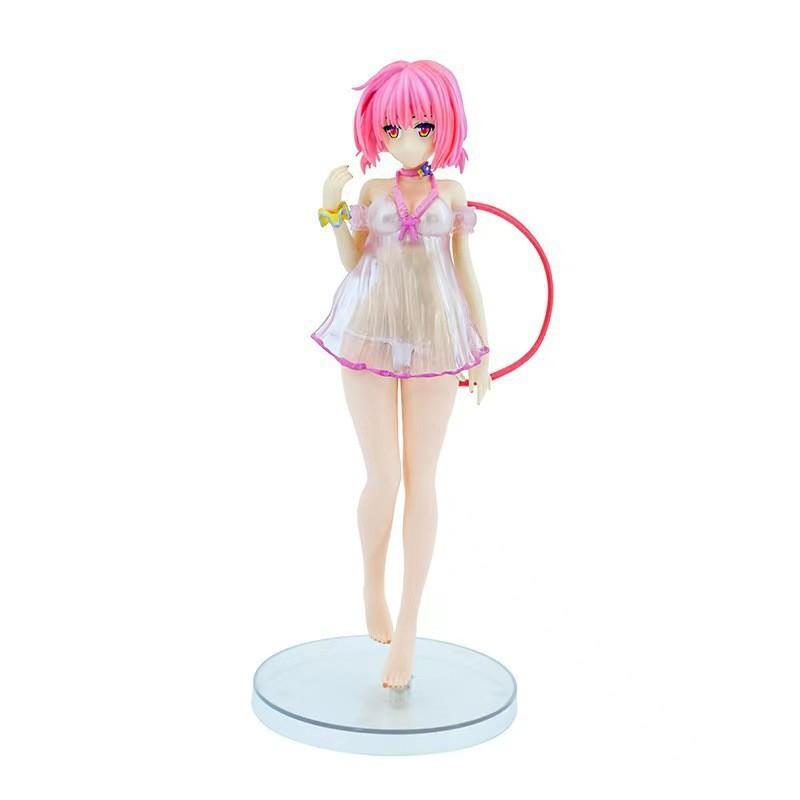 24Cm Momo Belia Deviluke Anime Figure Action Character Model Desktop Decoration Collect Ornament Toy Doll Otaku Pretty Girl Gift