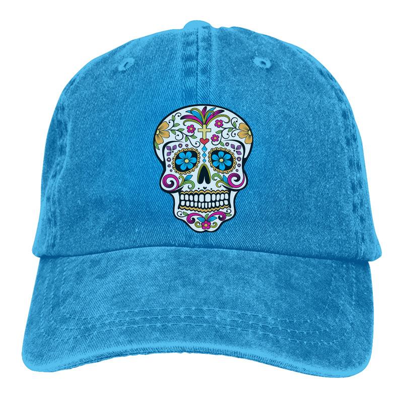 Mexico Soccer The Baseball Cap Day of The Dead Hats Sport Unisex Outdoor Custom Mexican Sugar Skull Funny Hats