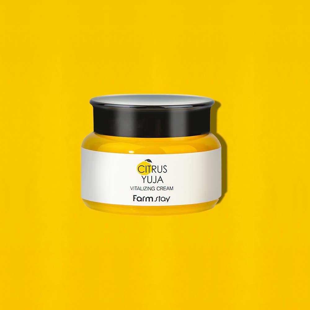 Farmstay Citrus Yuja Vitalizing Cream Brightening & Moisturizing