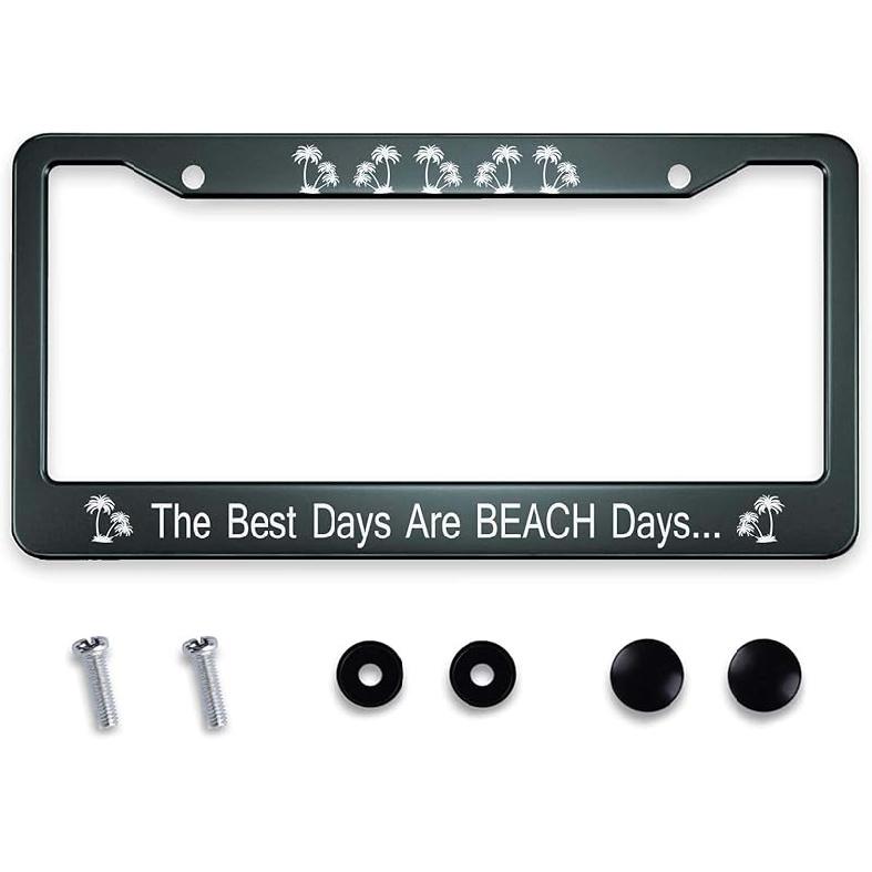 Smooffly Personalise Tennessee State Flag License Plate Frames Flag Universal Aluminum Accessories Cars Decor With 2 Holes And Screws Fits Standard