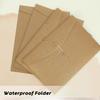 NatureTouch 10PCS A4 Envelopes Kraft Paper Folders,Kraft Paper File Folders Project Pockets Document Wallet Bag with String,Letter Size, Kraft File