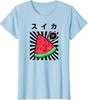 Watermelon Japanese Kawaii 90's Retro Cute Summer Fruit T-Shirt Casual Cotton Daily Four Seasons Tees