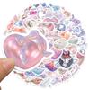 60PCS Pink Aesthetic Stickers Pack Cute Coquette Stickers Vinyl Waterproof Y2K Stickers for Water Bottle Laptop Mobile Phone