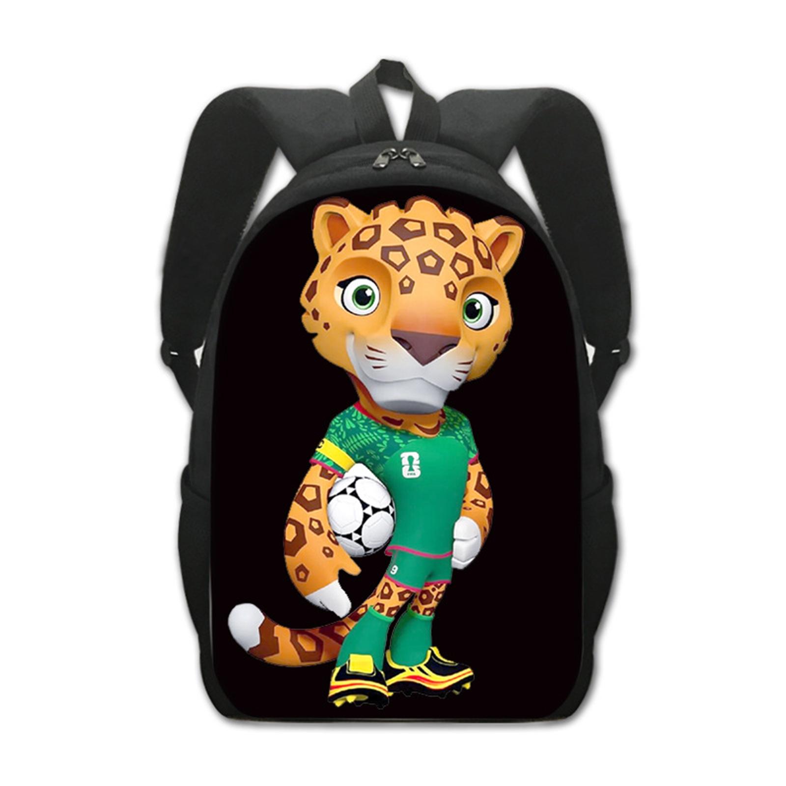 

Large Capacity Kids Backpack Cartoon Animal Print School Bag Lightweight Adjustable Straps Durable Material Suitable for Elementary Students One Size