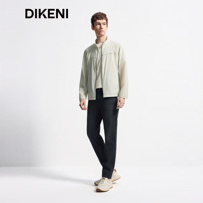 DIKENI Men's Tech Cool-Feel Color-Block Waffle Knit T-Shirt