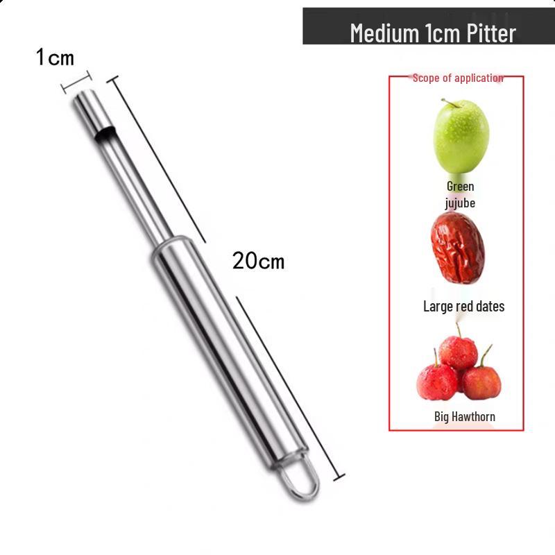 Edelstahl Obst- und Dattelentkerner