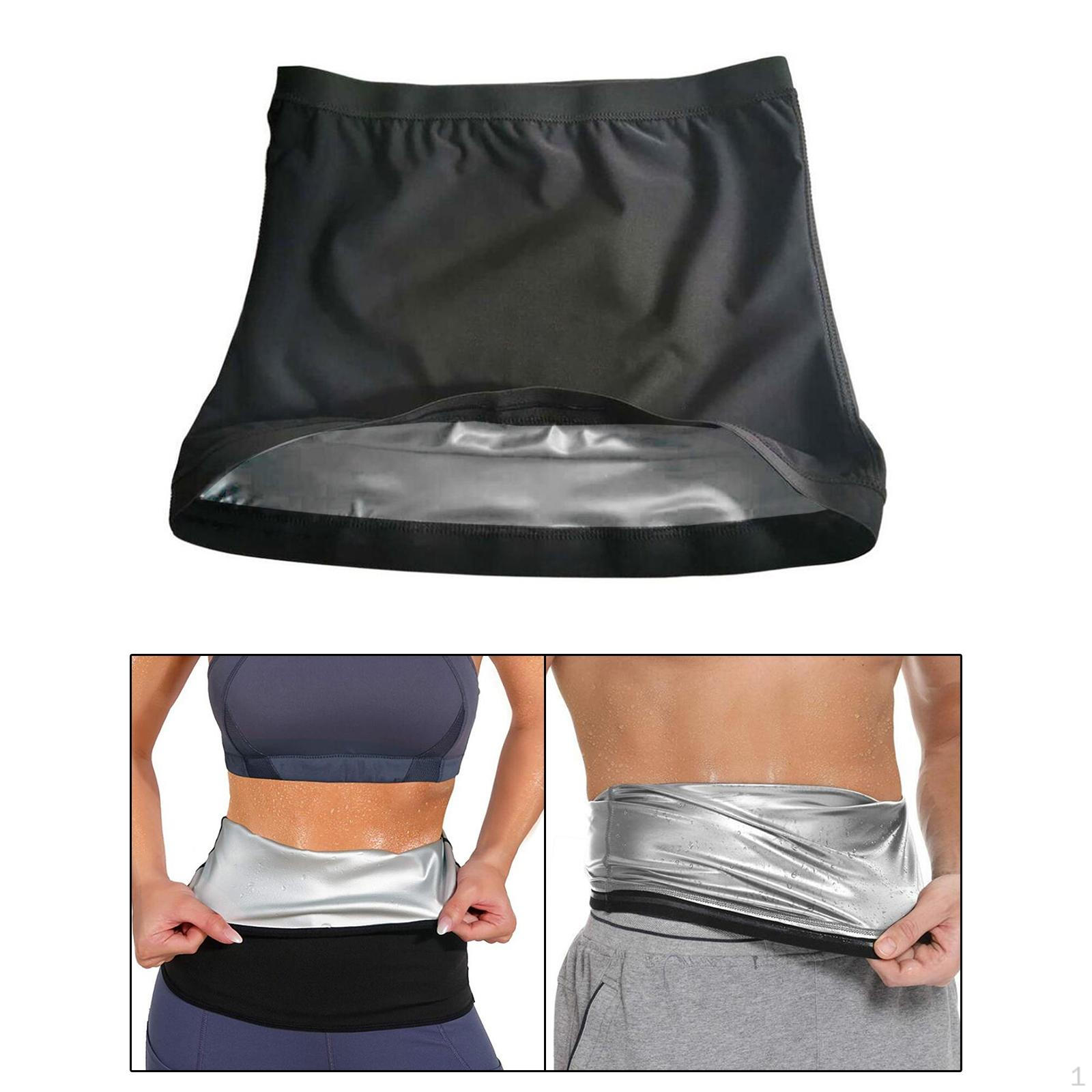 

Тример для талії від поту Пояс для сауни Спортивна стрічка Жінки Чоловіки Обгортання Тренажер для живота Cincher S M