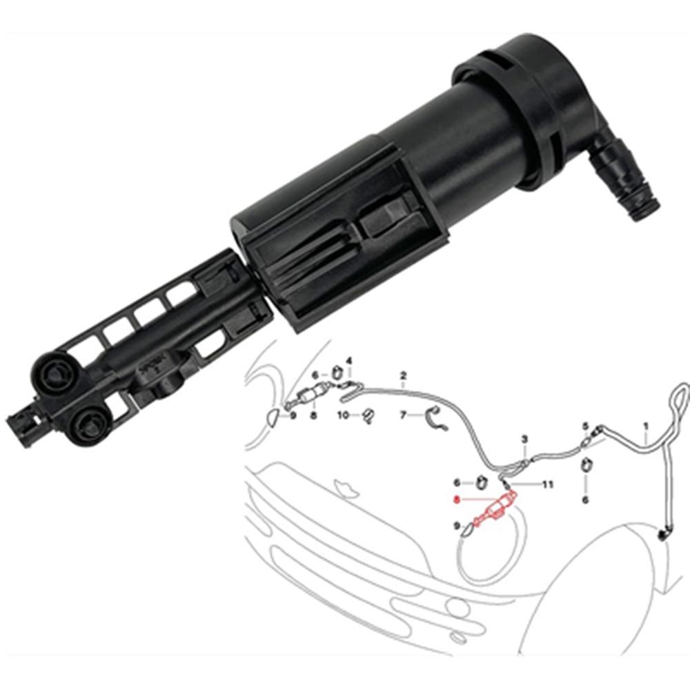 

Front Left Headlight Washer Pump 61677147047 For Mini Cooper R53
