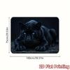1pc 2D Plane Printing Trunk Mat for Festive Parties, Protective Pad Shadowpanther, Compatible with Various Car Trunk Liners