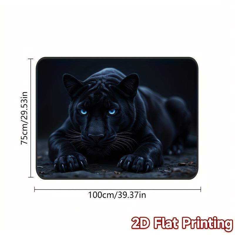 1pc 2D Plane Printing Trunk Mat for Festive Parties, Protective Pad Shadowpanther, Compatible with Various Car Trunk Liners