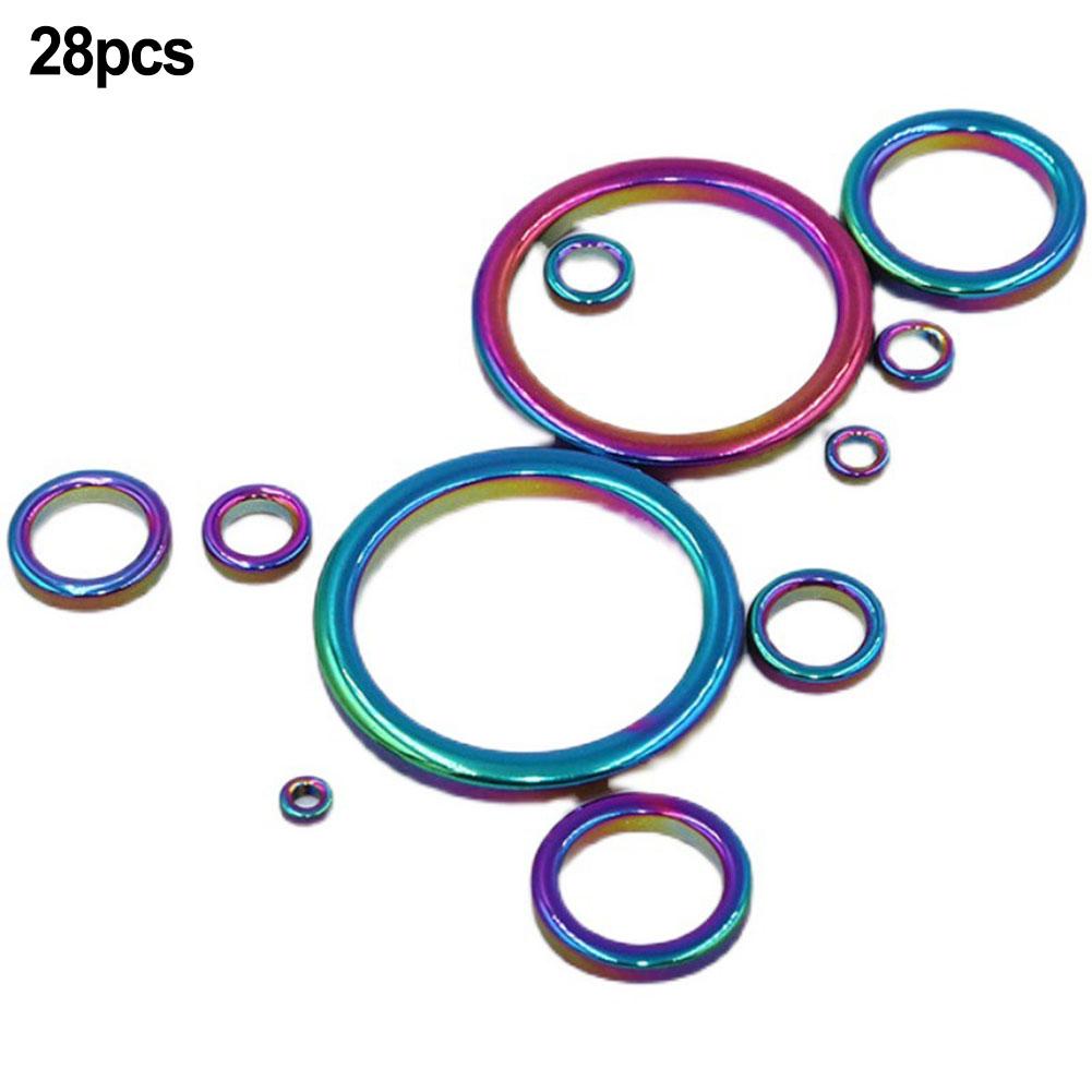 Fishing Rod Ring Black Yellow Fishing Magnetic Ring