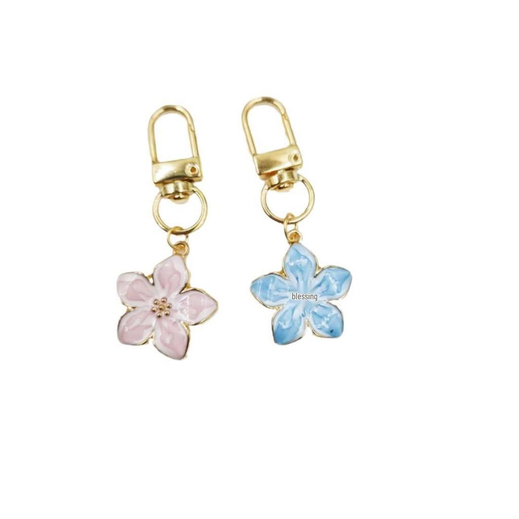 Koreanischer Niedlicher Mädchen Birnenblüten Anhänger Schlüsselanhänger - Stilvoller Taschenanhänger Geschenk