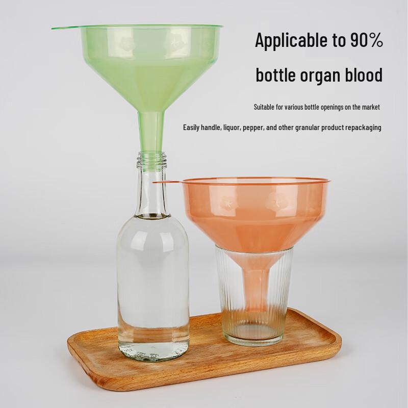 Wide-Mouth Transparent Kitchen Funnel