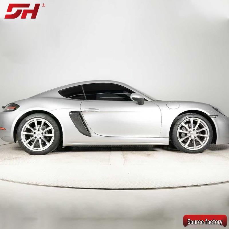 Porsche 718 GT4 Dry Carbon Fiber Side Air Vents (Non-Destructive Install, 2017-2025)