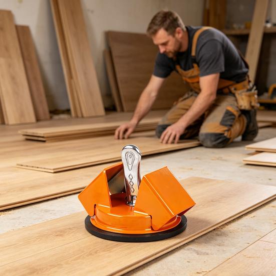 Podlahová přísavka Oboustranná 45stupňová strana pro úder Pevné kovové tělo Opravář spár v podlaze Nástroj na opravu spár v laminátové podlaze