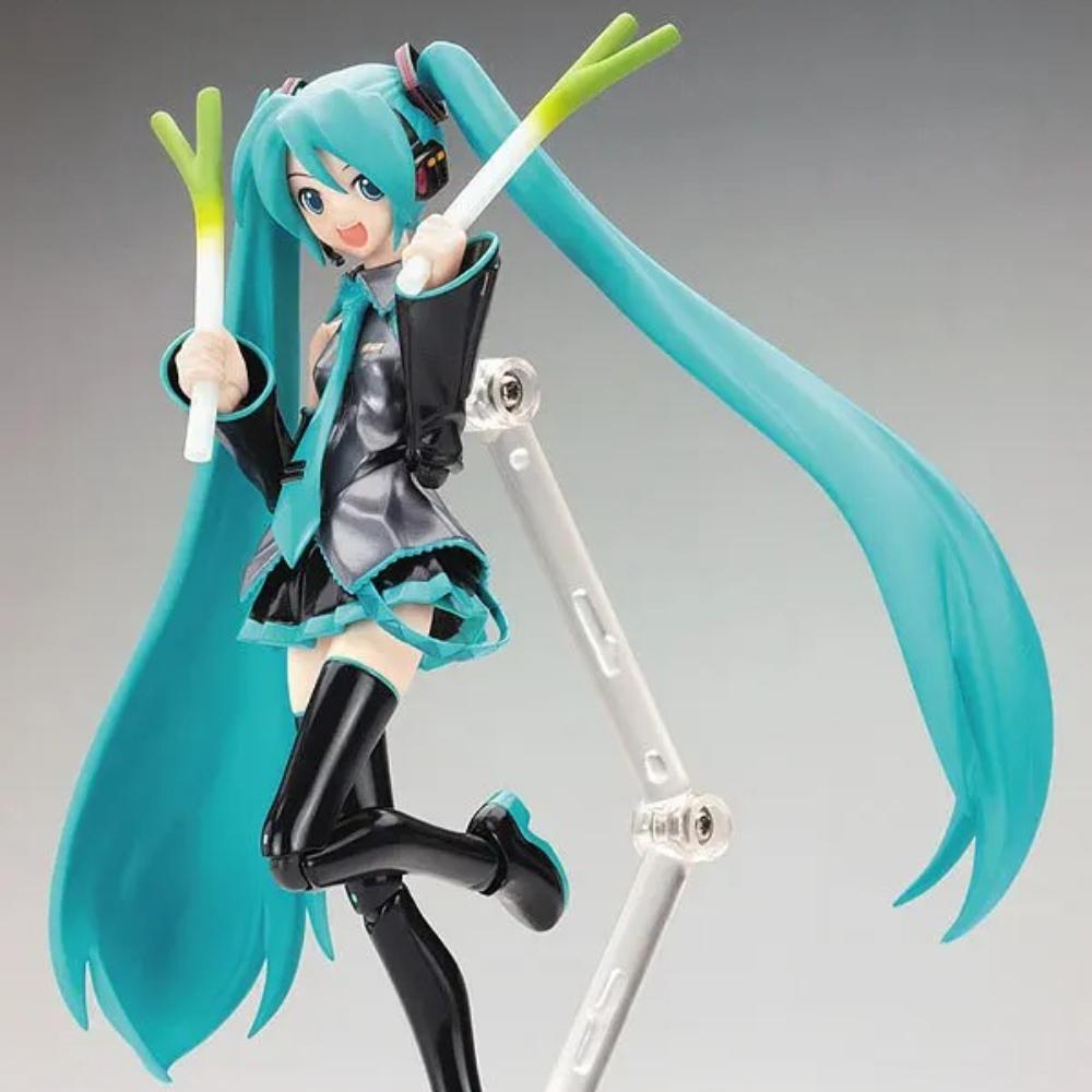 New 15cm Hatsune Miku Anime Girl Figure Figma 014 Virtual Singer Miku Joint Movable Model Statue Kids Toys Doll Collection Gifts