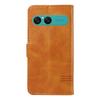 For Sony Xperia 10 VII Wallet Case T-Shape Lines Leather Phone Cover Stand