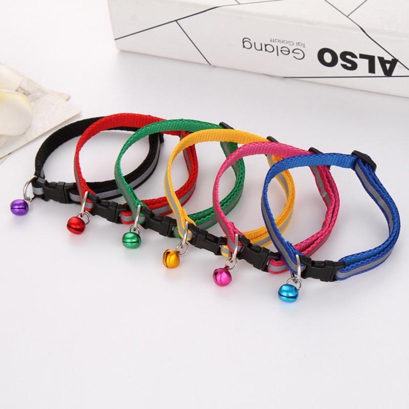 Reflective Bell Dog Cat Pet Collar Kitten Chihuahua Adjustable Small Dog Collar Pet Product