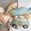 Little Bear & Police Car Matte Balloon Set - Rainbow Birthday Decorations