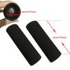 2 Pieces Motorcycle Handlebar Foam Covers Slip-on Non-slip Anti-vibration Sleeve Grips for 3.17-3.68cm Replacing Parts