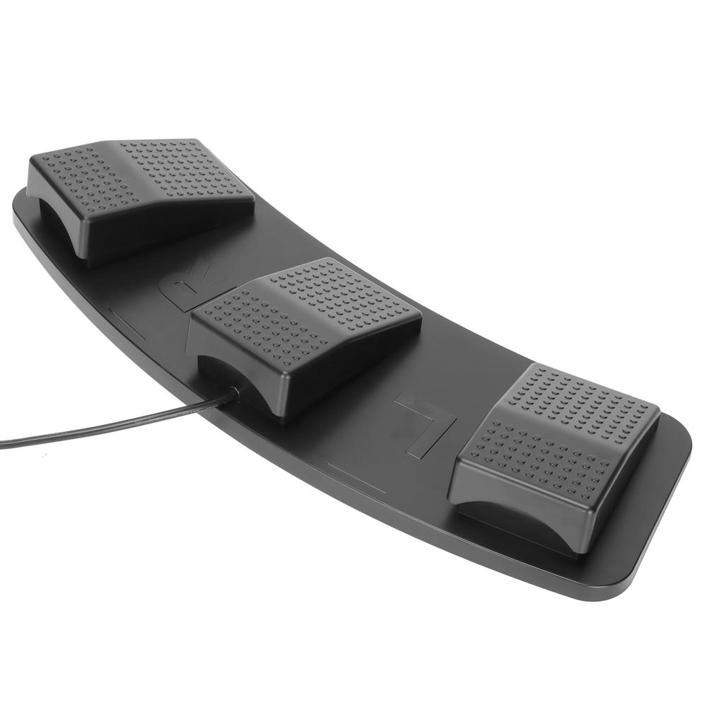 USB Triple Foot Pedal ABS Wide Application USB Triple Foot  Pedal for Factory Testing for Playing games for Zooming