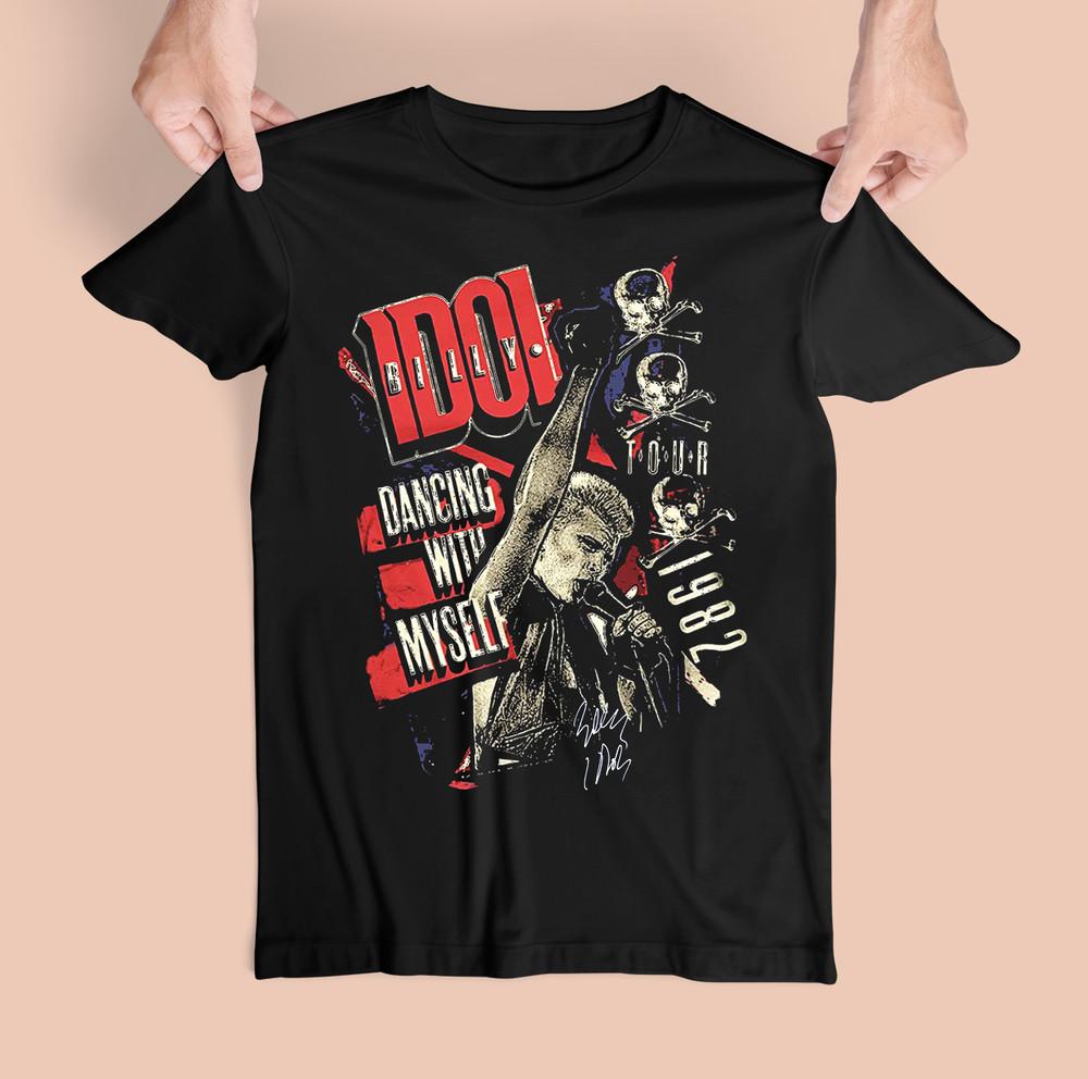 

Billy Idol Dancing With Myself Heavy Cotton Black All Size Unisex Shirt DI255 Unisex T-Shirt XXXXL