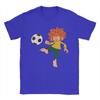 Camiseta Unisex Pumuckl Jugando al Fútbol en el Campo Y2k Camisetas Divertidas Verano Cuello Redondo Camiseta Novedosa Estampada Tops Tallas Grandes