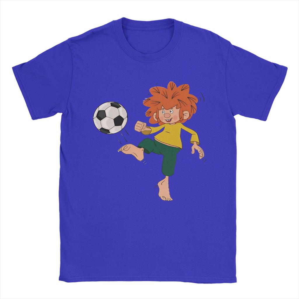 Camiseta Unisex Pumuckl Jugando al Fútbol en el Campo Y2k Camisetas Divertidas Verano Cuello Redondo Camiseta Novedosa Estampada Tops Tallas Grandes