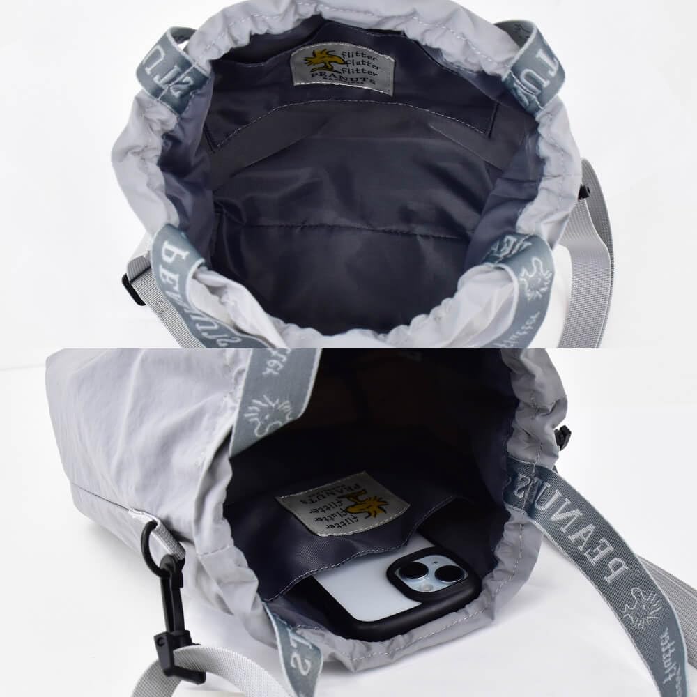 Marimo Craft Drawstring Shoulder Bag Tote Bag Snoopy Woodstock GY SPZ-3973