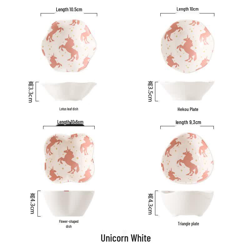 

Di Ruien Japanese Underglaze Ceramic Dipping Dishes (Set of 3) Flower Dish