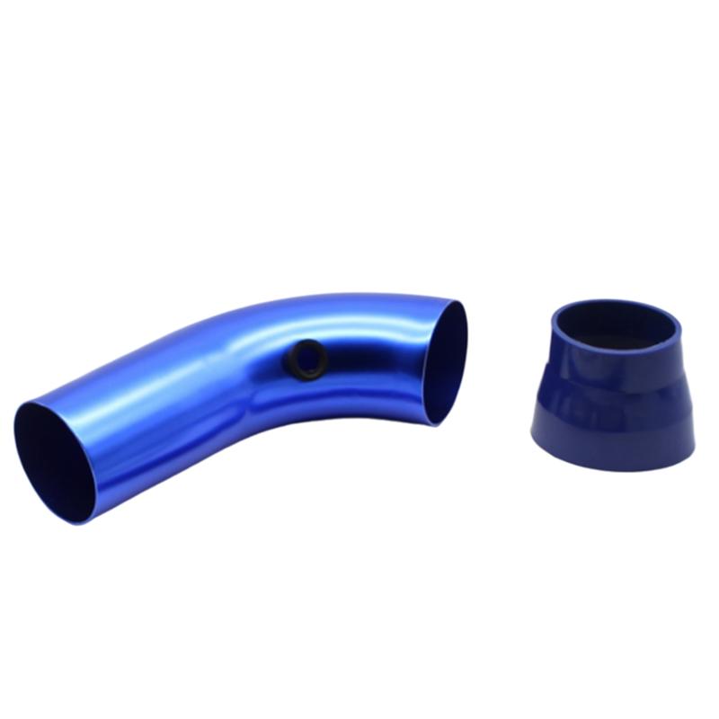 Car 76Mm Air Filter Intake Pipe Air Intake System Turbo Pipe Turbo Induction Pipe Tube With Air Filter Car Accessories