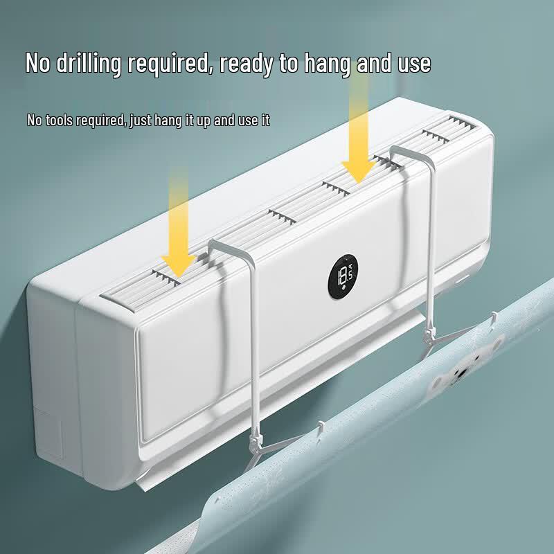 XIAO HUANG HOU No-Drill Anti-Direct Blow AC Wind Deflector