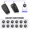 Pegatinas de Emblema para Llave de Coche de 14 mm Accesorios de Logo para Control Automático de Llave Para Series RX ES GX LS LX IS GS UX GX470 ES250 IS250