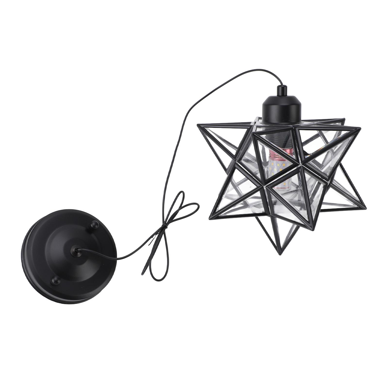 

Подвесной светильник Moravian Star, простая установка, защита глаз, подвесной светильник Moravian Star чёрный