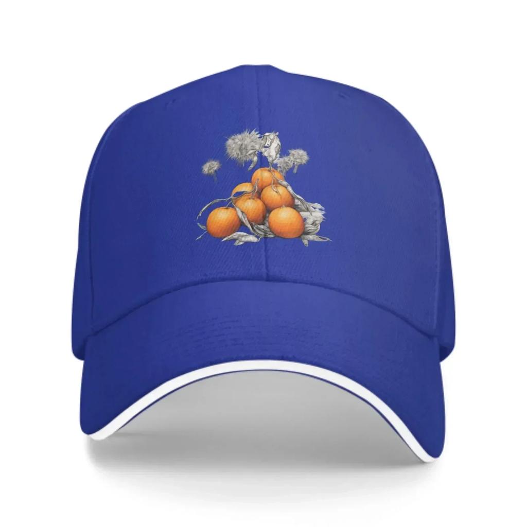 Orange Baseball Caps Fashion Casquette for Unisex Women Adjustable Casual Trucker Hats for Sports Outdoor Activities