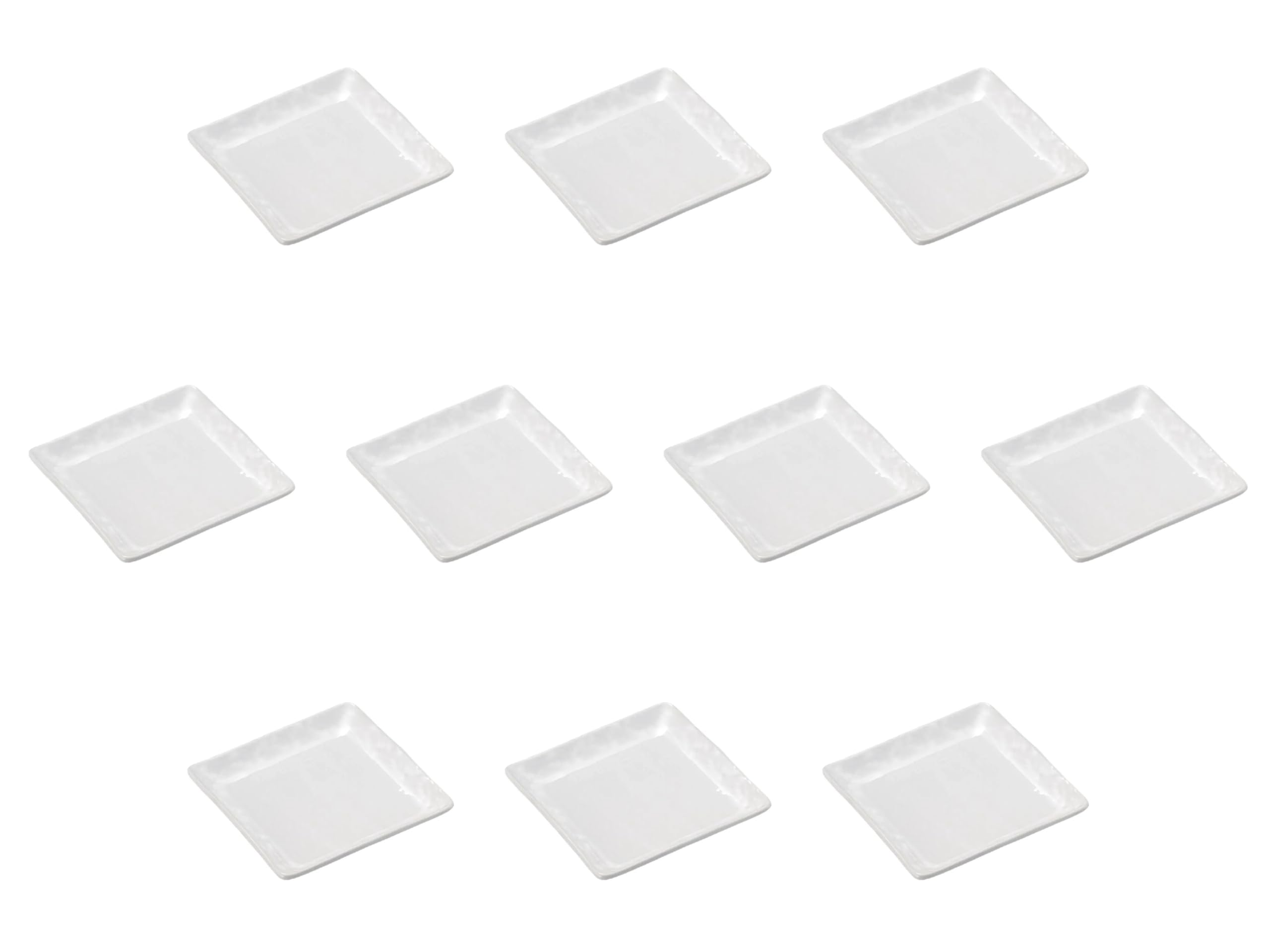 

Набор из 10 квадратных тарелок Snow Lattice x x Квадратные тарелки Setomonohonpo 6.0 [17,8 17,8 2,8 см] (Маленький)