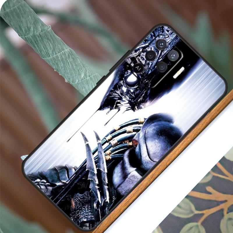Alien Predator For OPPO A53S A57S A54S A38 A78 A58 A79 A15 A17 A77 A16 A76 A96 A52 A72 A5 A9 A94 A74 Case