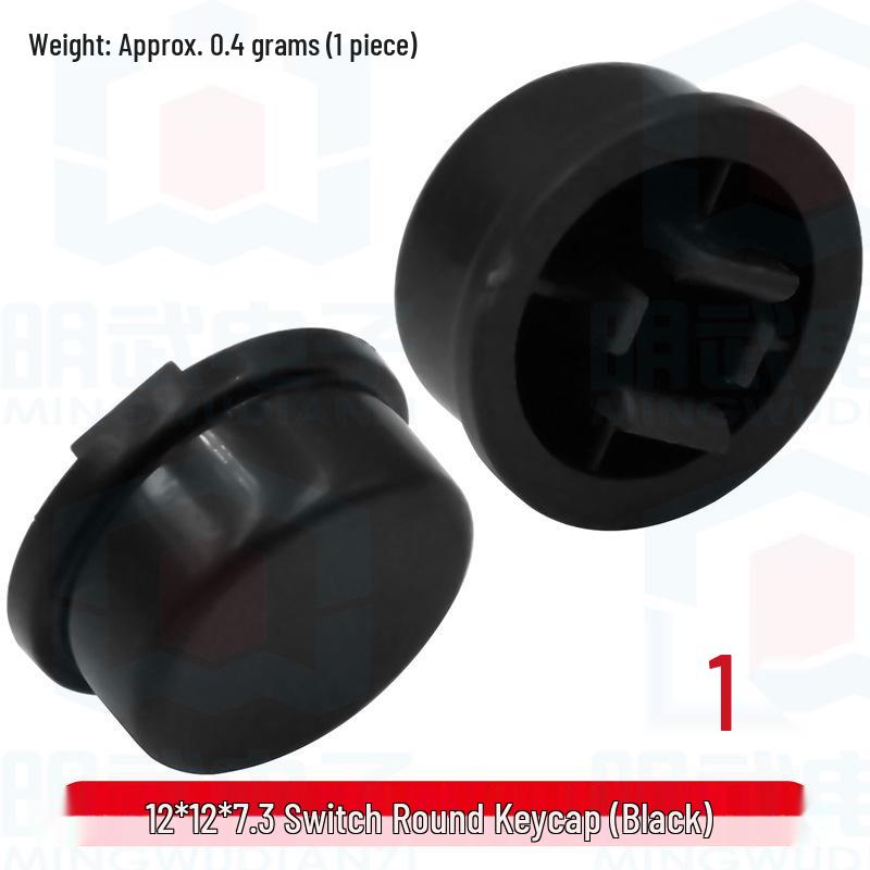 Mingwu Electronics Colorful Round Keycap Switch Caps - B3F Plastic Accessories