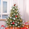 SHareconn 100pcs Christmas Tree Decorations Ornaments Set, Shatterproof Plastic Baubles Decorative Balls for Xmas Tree Decor Holiday Wedding Party,