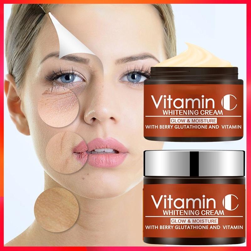 Beautycome Cream Whit C Face Cream Vitamin C Cream Vitamin C Whitening Cream Facial Cream To Remove Freckles, Remove Dark Spots, Brighten Skin.
