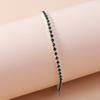 Exquisite Cubic Zirconia Bracelets for Women Silver Color Rhinestone Bracelet Chain Girls Party Holiday Jewelry Gifts