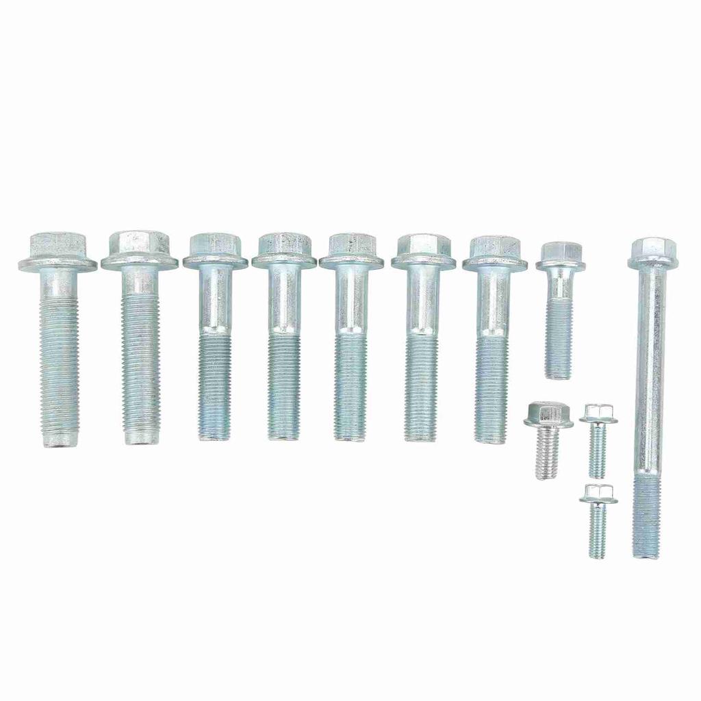 12-teiliges Getriebeschrauben-Set Komplettmetall-Ersatz für Acura B16 B18 B20 Hydro 5-Gang