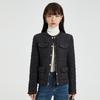 Women's Korean Style Crew Neck Padded Jacket